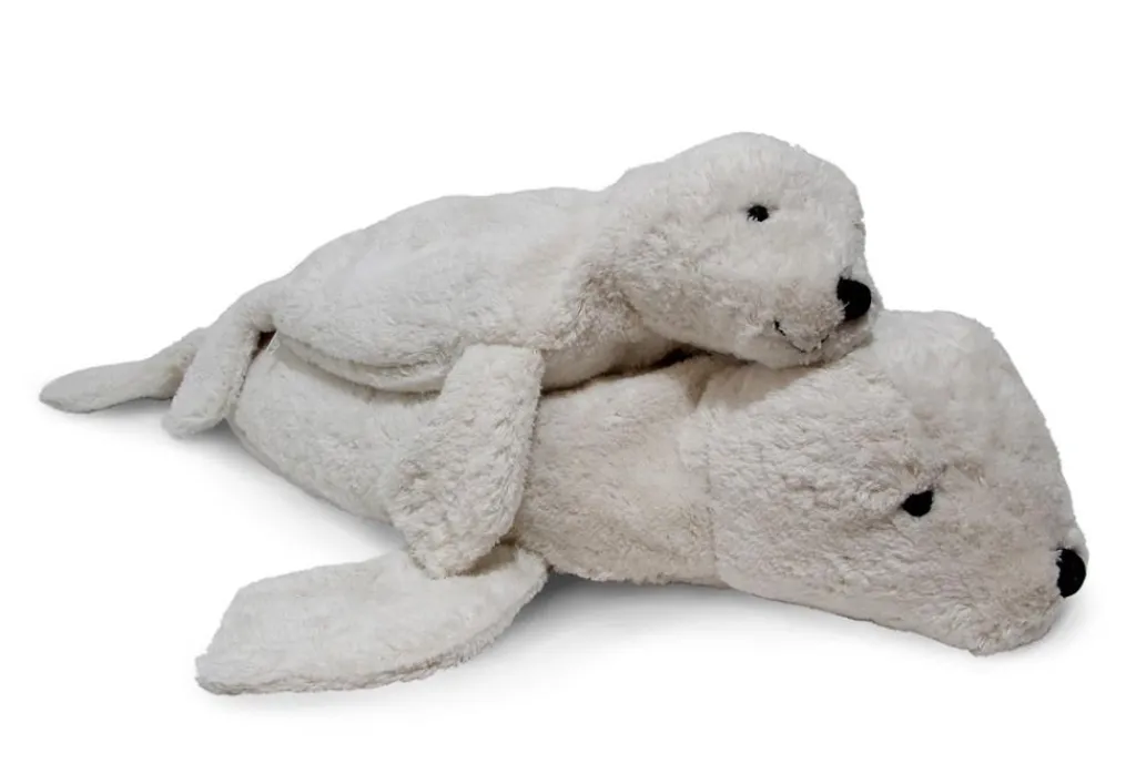 Senger Naturwelt Cuddly animal zeehond wit met warmtekussen pitjes - Large - Online