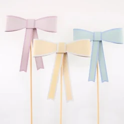 Meri Meri Décorations de gâteau à nœud papillon - Discount