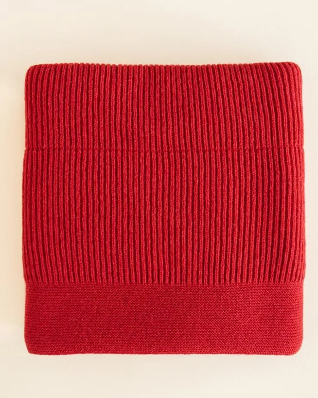 Hvid Deken Gaston - Apple Red - Outlet