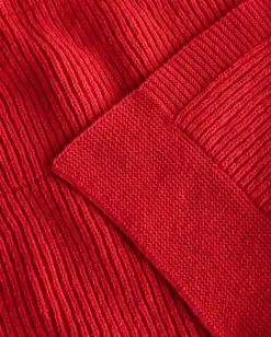 Hvid Deken Gaston - Apple Red - Outlet