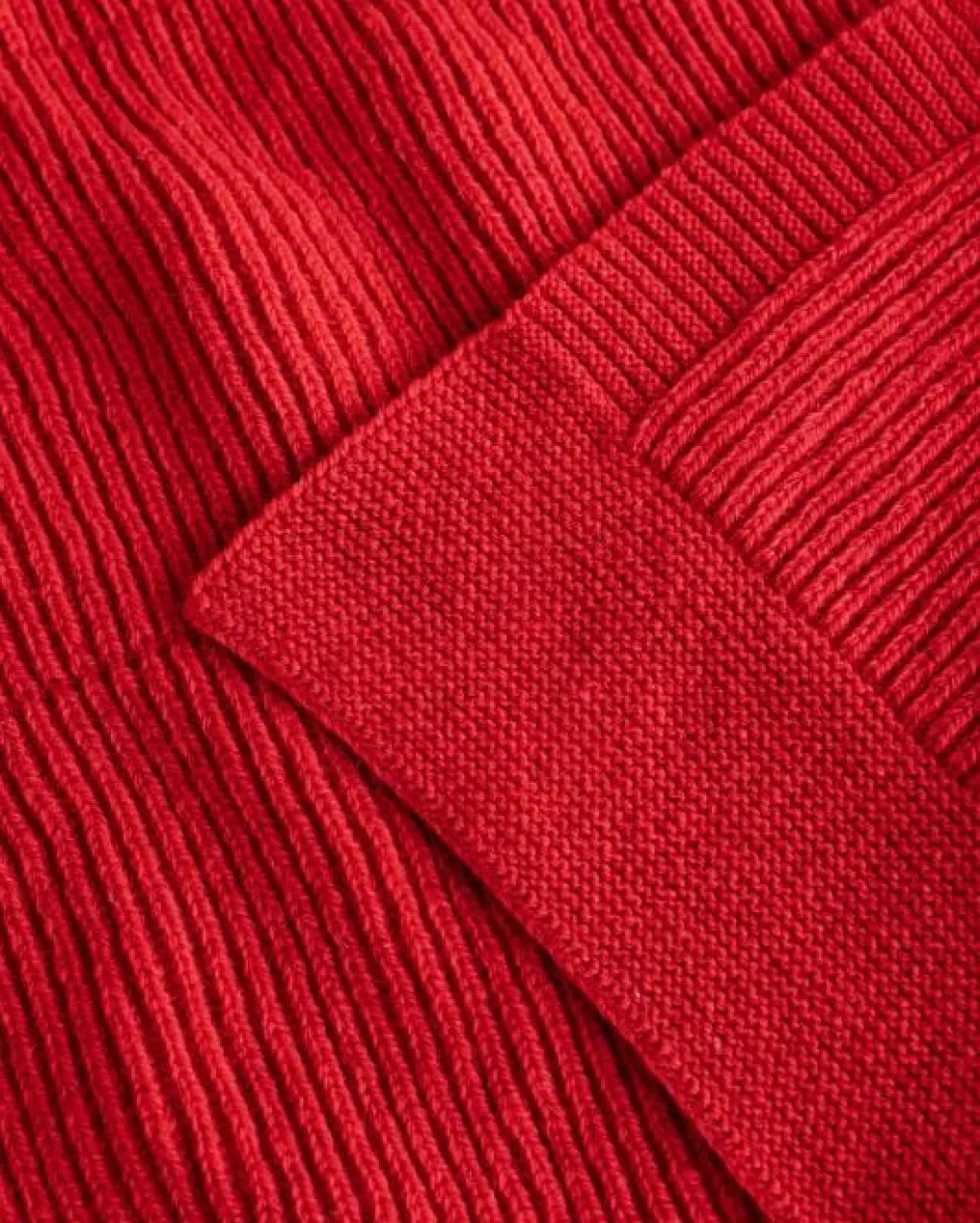 Hvid Deken Gaston - Apple Red - Outlet