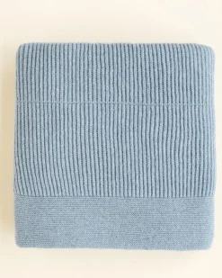 Hvid Deken Gaston - Frost Blue - Hot