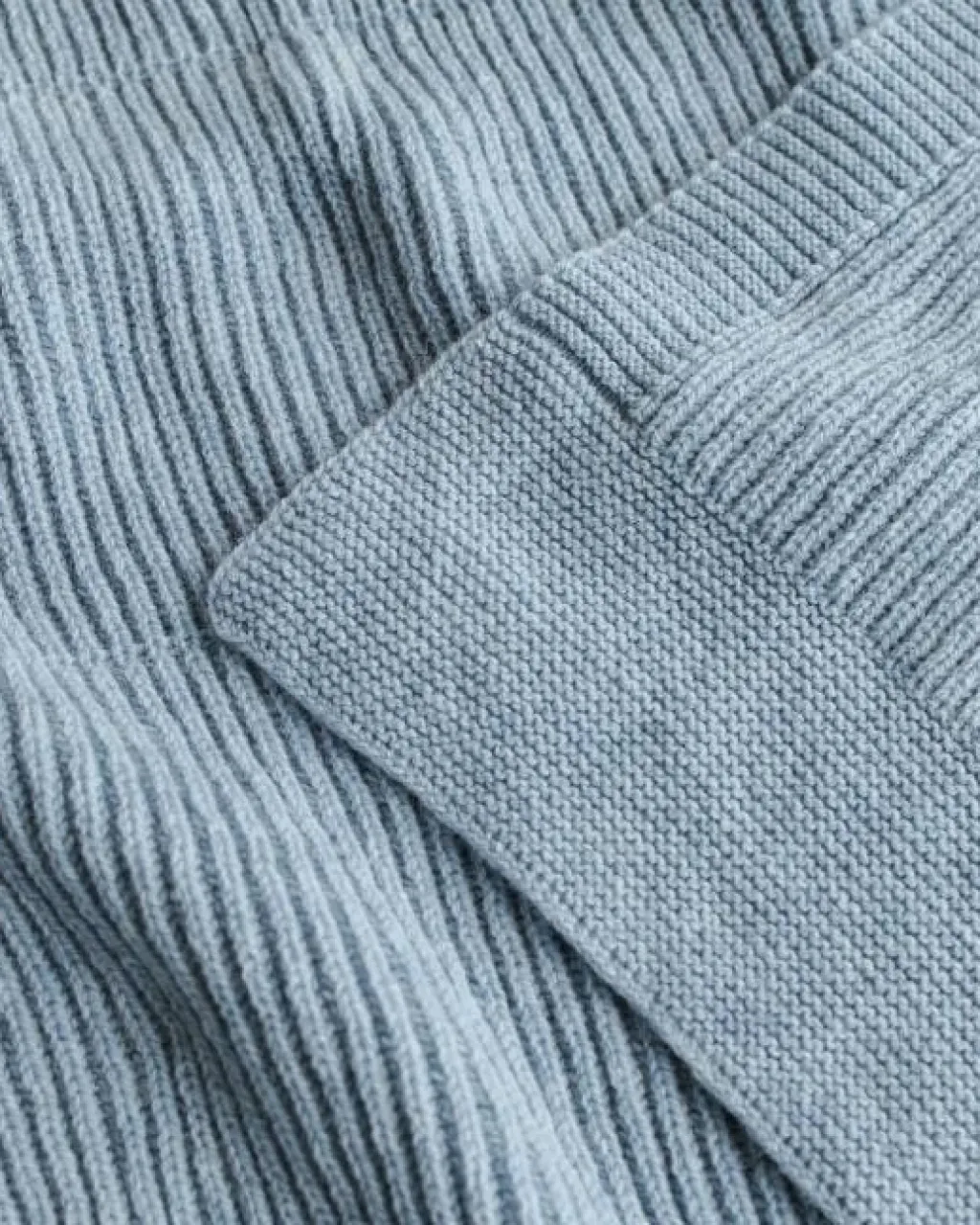 Hvid Deken Gaston - Frost Blue - Hot