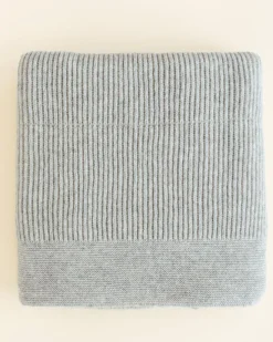 Hvid Deken Gaston - Soft Grey - Sale