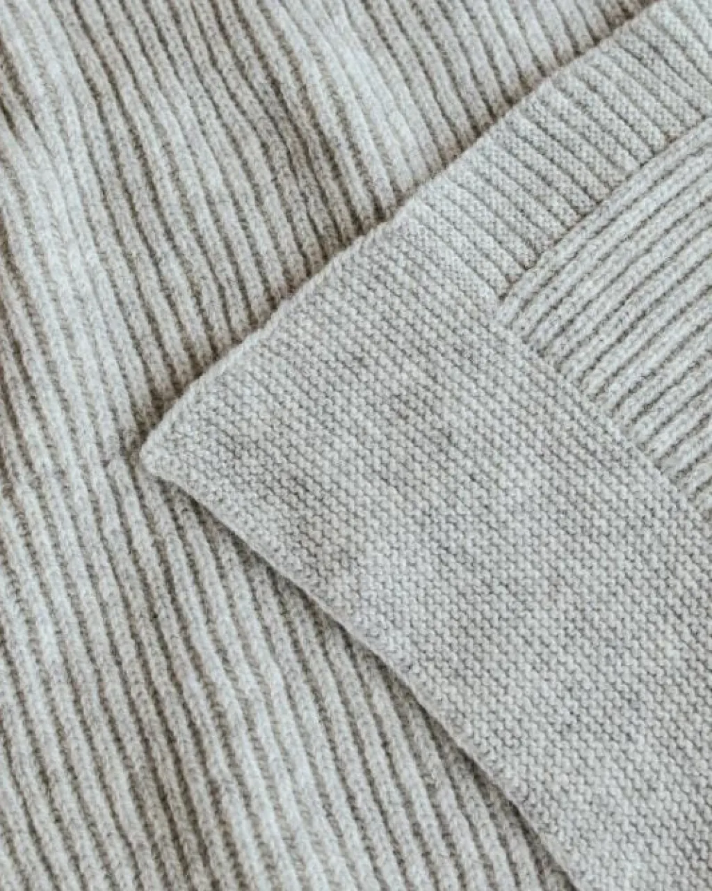 Hvid Deken Gaston - Soft Grey - Sale