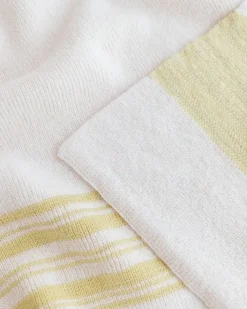 Hvid Deken Gilbert - Silver / Light Yellow - Hot