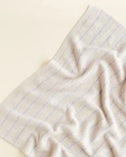 Hvid Deken Harry - Cream / Lilac - Outlet