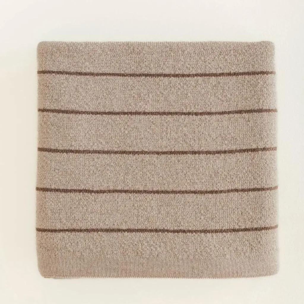 Hvid Deken Harry - Sand / Mocha - Outlet