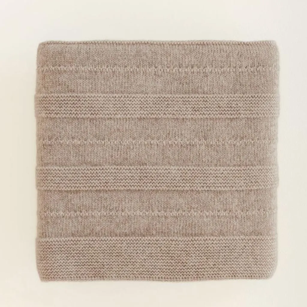 Hvid Deken Holly - Sand - Sale