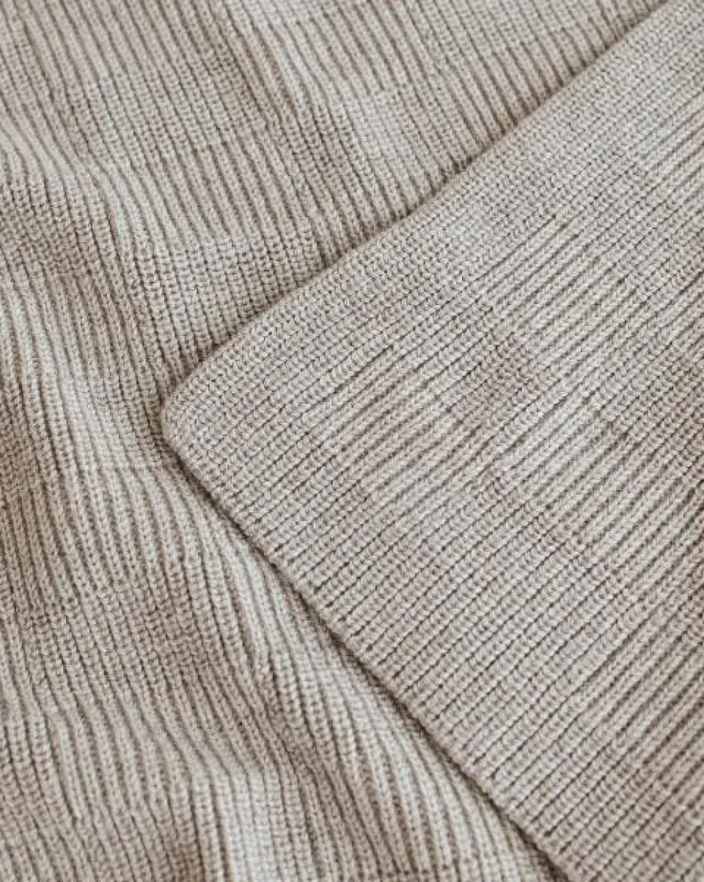 Hvid Deken Ivy - Pebble -
