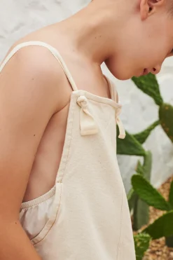 LiiLU Denim Jumpsuit - Ecru - Online