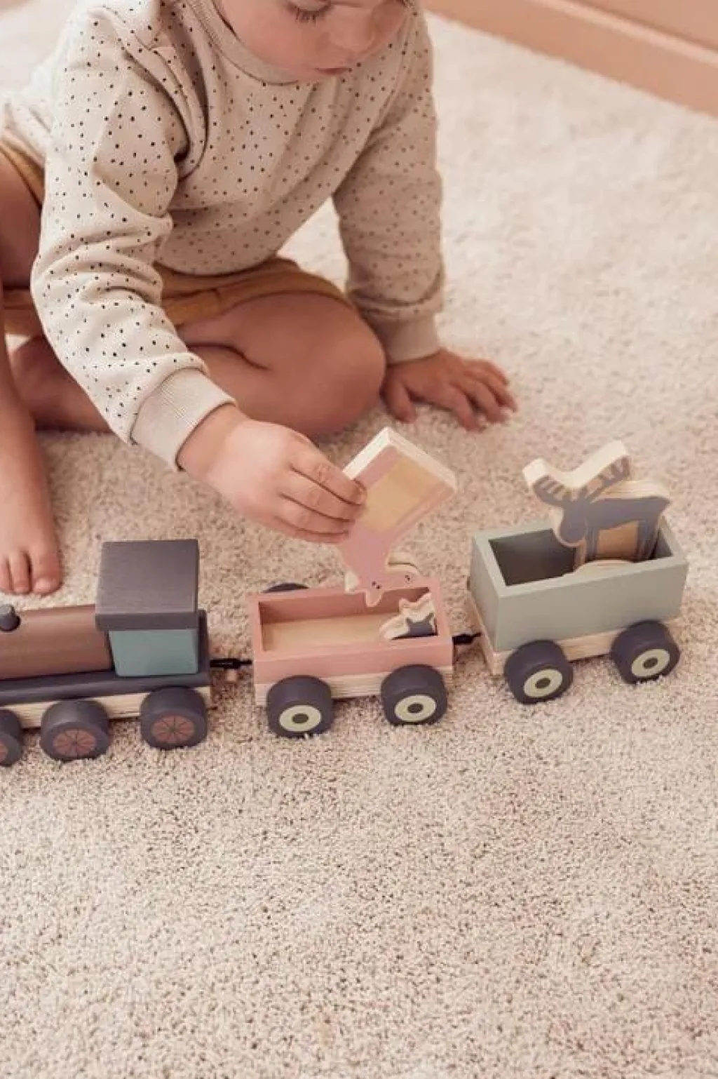 Kid's Concept Dierentrein Edvin - Discount