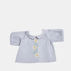 Olli Ella Dinkum Doll Cotton Daisy Dress - Cornflower Blue - Discount
