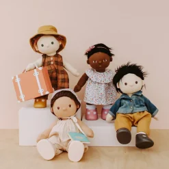 Olli Ella Dinkum Doll travel Togs - Apricot - Clearance