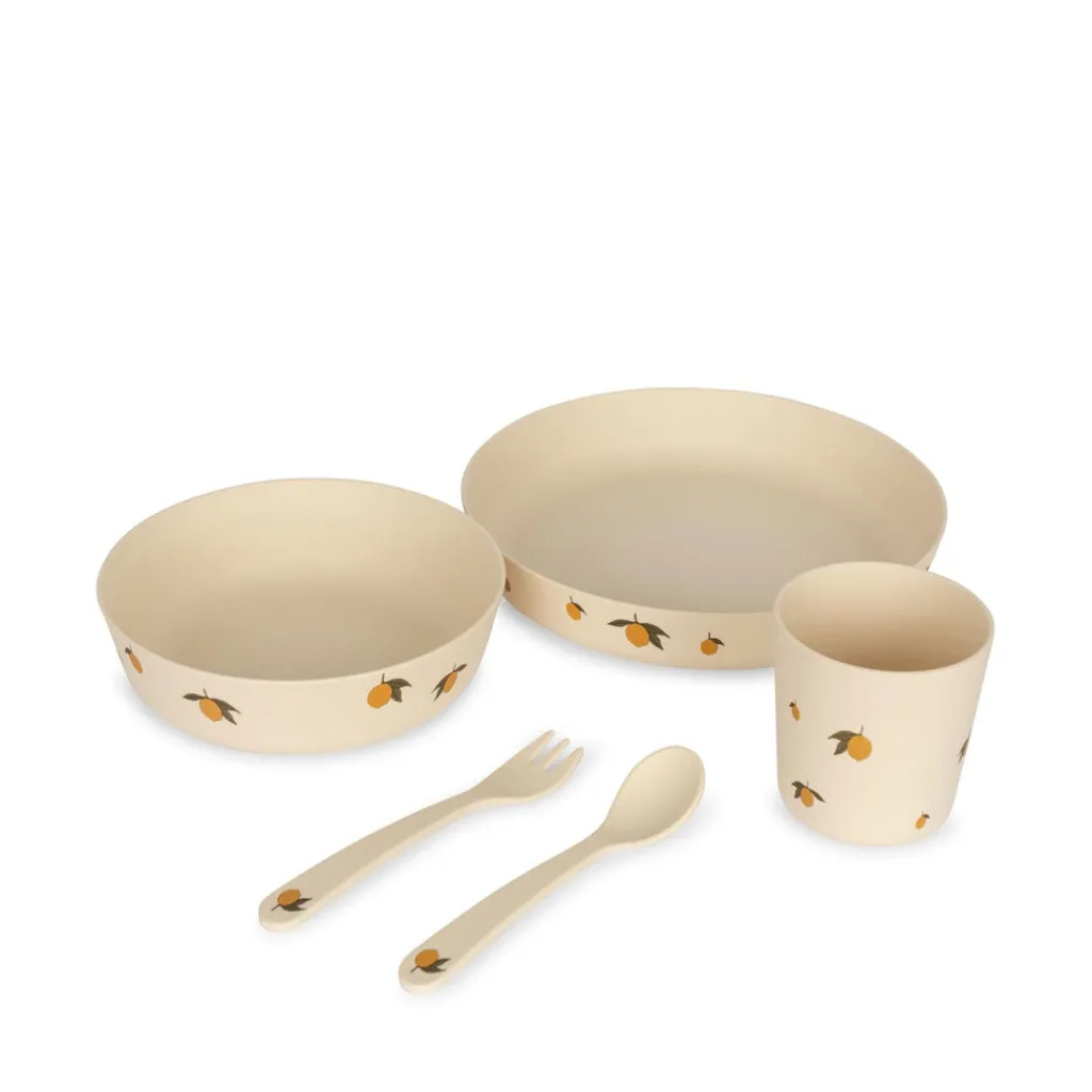 Konges Slojd Dinner set - Lemon - Online
