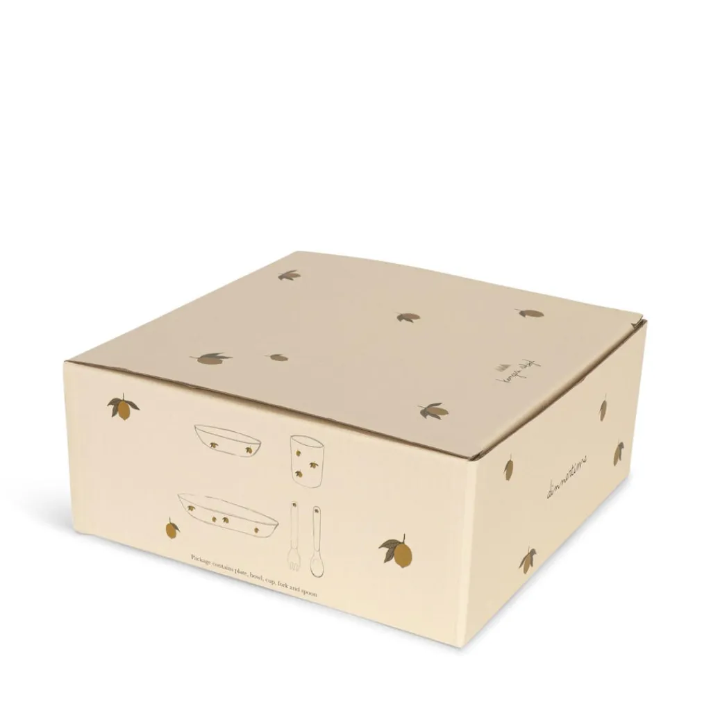 Konges Slojd Dinner set - Lemon - Online
