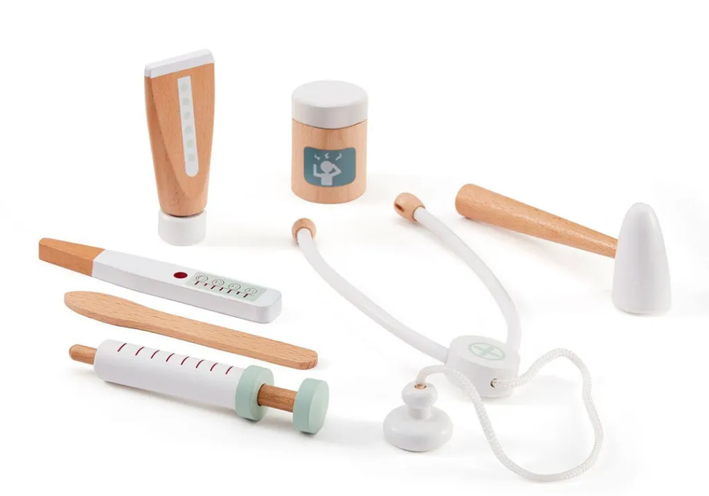 Kid's Concept Dokter set - koffer met accessoires - Mosterdgeel - New