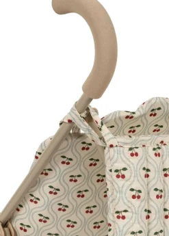 Konges Slojd Doll stroller - Cherry motif poppenwagen - New