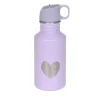 Lässig Drinkfles stainless steel - Little Gang - Heart Lilac - Hot
