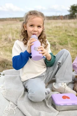 Lässig Drinkfles stainless steel - Little Gang - Heart Lilac - Hot