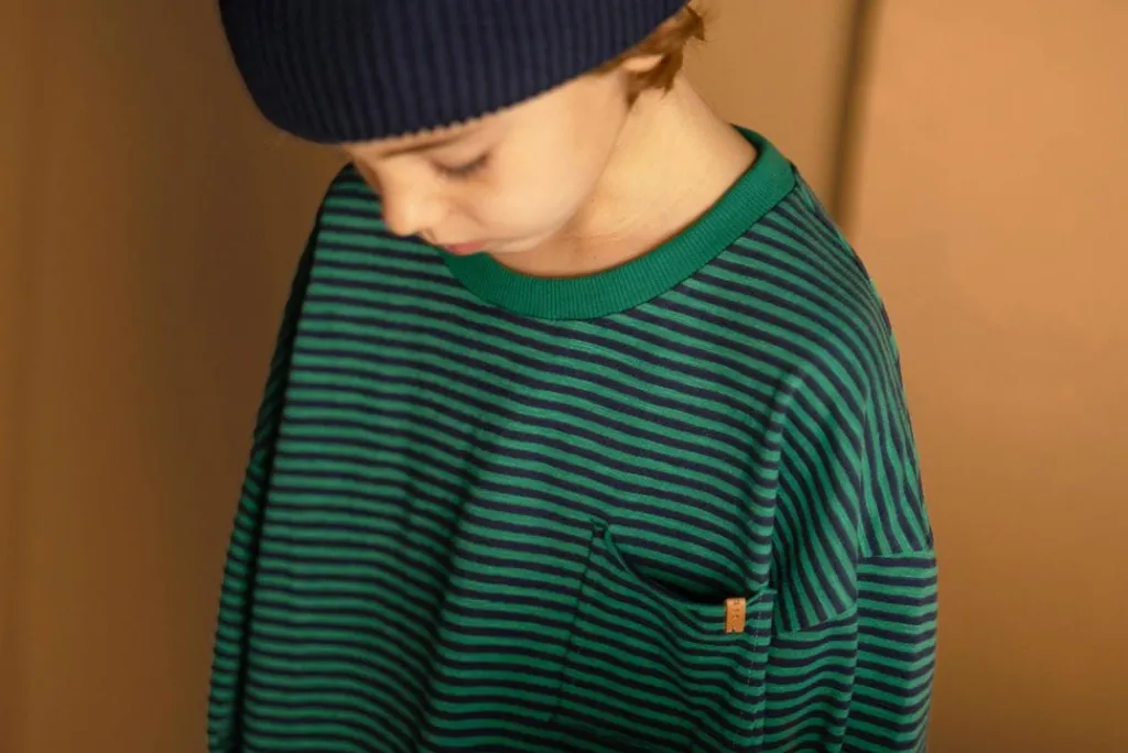 Nixnut Drop shirt - Navy Stripe - Discount