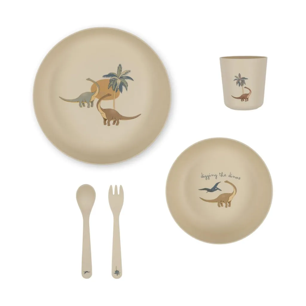 Konges Slojd Eetset - Dino dinner set - Sale