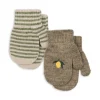 Konges Slojd Filla wanten - Lemon/Stripe - Hot