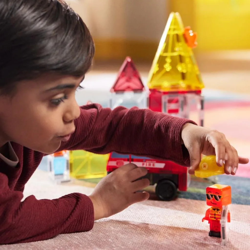 Magna-Tiles Fire Rescue set - 27 stuks - Discount
