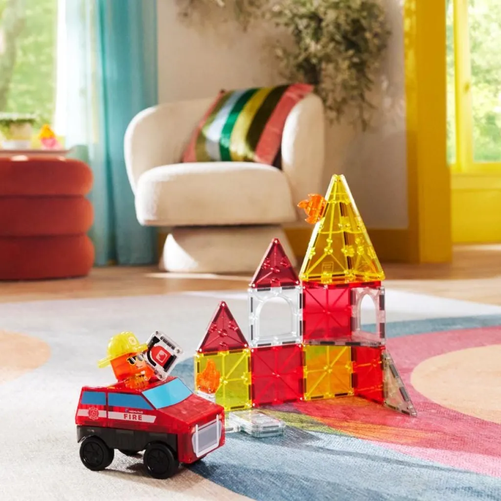 Magna-Tiles Fire Rescue set - 27 stuks - Discount