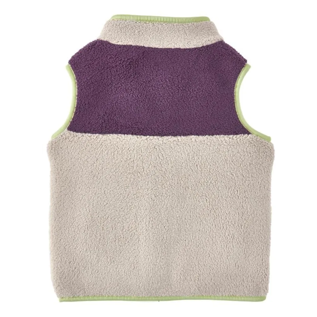 Grass & Air Fleece gilet - Amethyst/Grey - Outlet