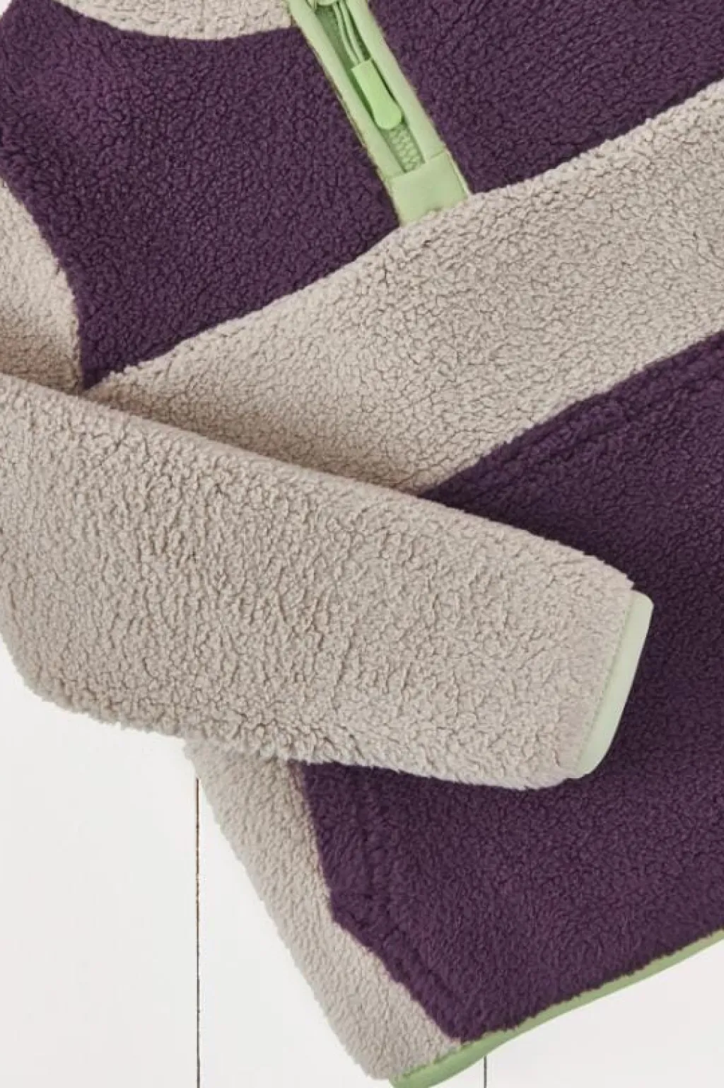 Grass & Air Fleece trui - Amethyst/Grey - Clearance