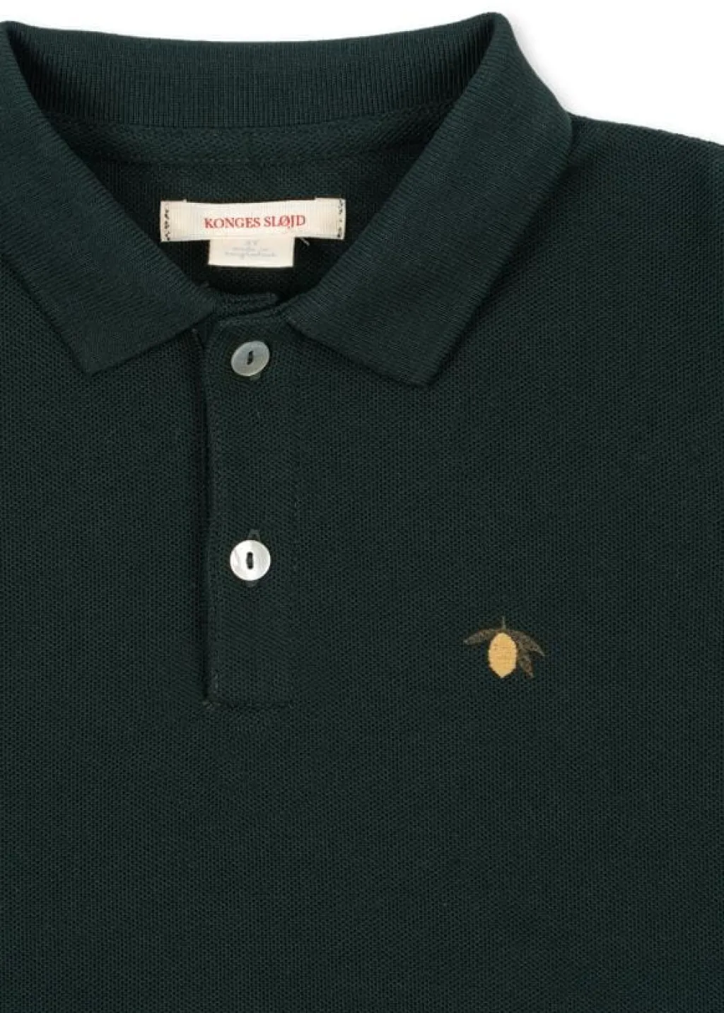 Konges Slojd Florian Longsleeve Polo - Pine Grove - Online