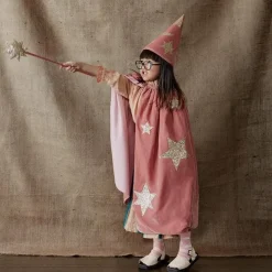 Meri Meri Fluwelen Tovenaarskostuum - Roze - Hot
