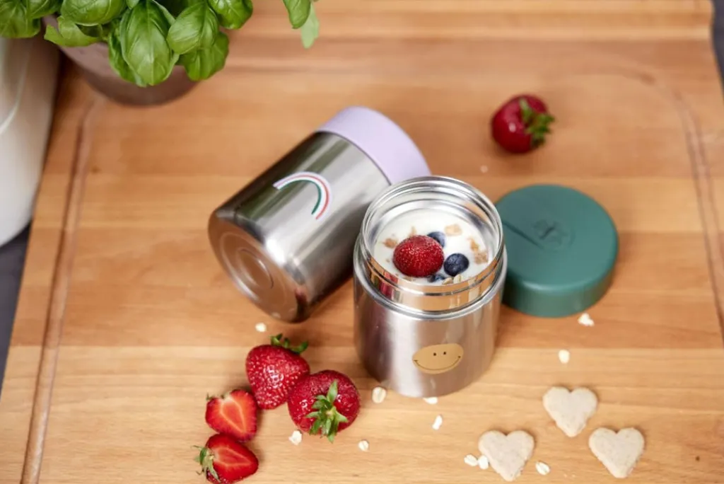 Lässig Food Jar - Happy Rascals - Heart Lavender - Discount