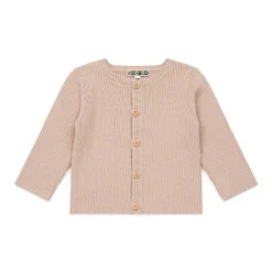 Bonton Gebreide cardigan baby - Rose - Discount