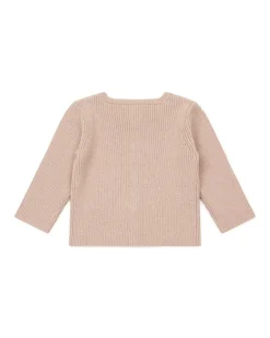 Bonton Gebreide cardigan baby - Rose - Discount