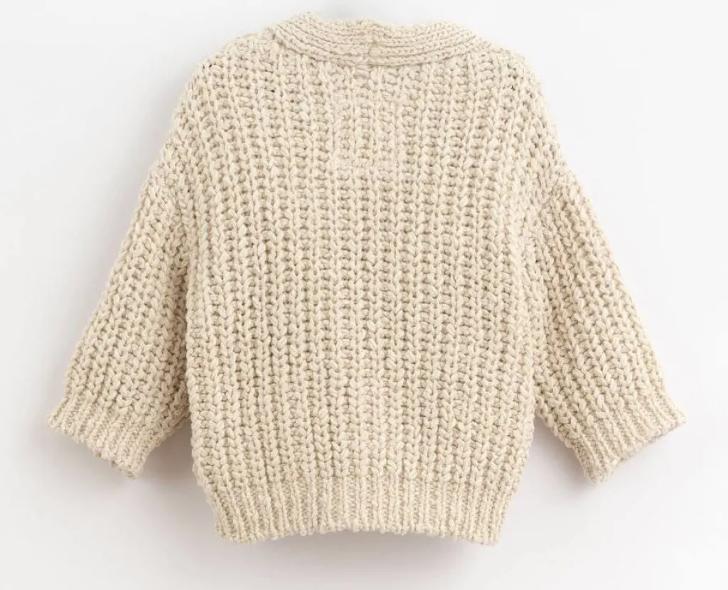 Play Up Gebreide cardigan baby - Skin - New