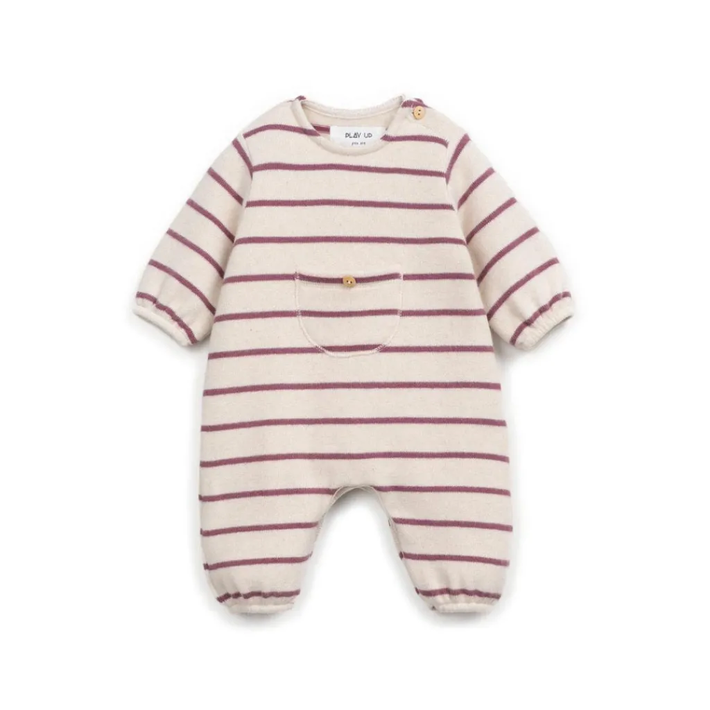 Play Up Gestreepte jersey jumpsuit - Amora - New