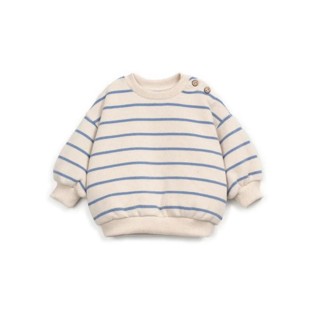 Play Up Gestreepte jersey sweater - Watercolor - Discount