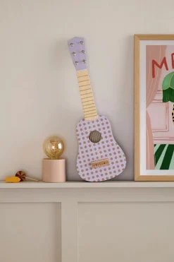 Kid's Concept Gitaar - Lila met stippen - Outlet