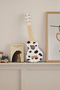 Kid's Concept Gitaar - Zwart met wit - Clearance
