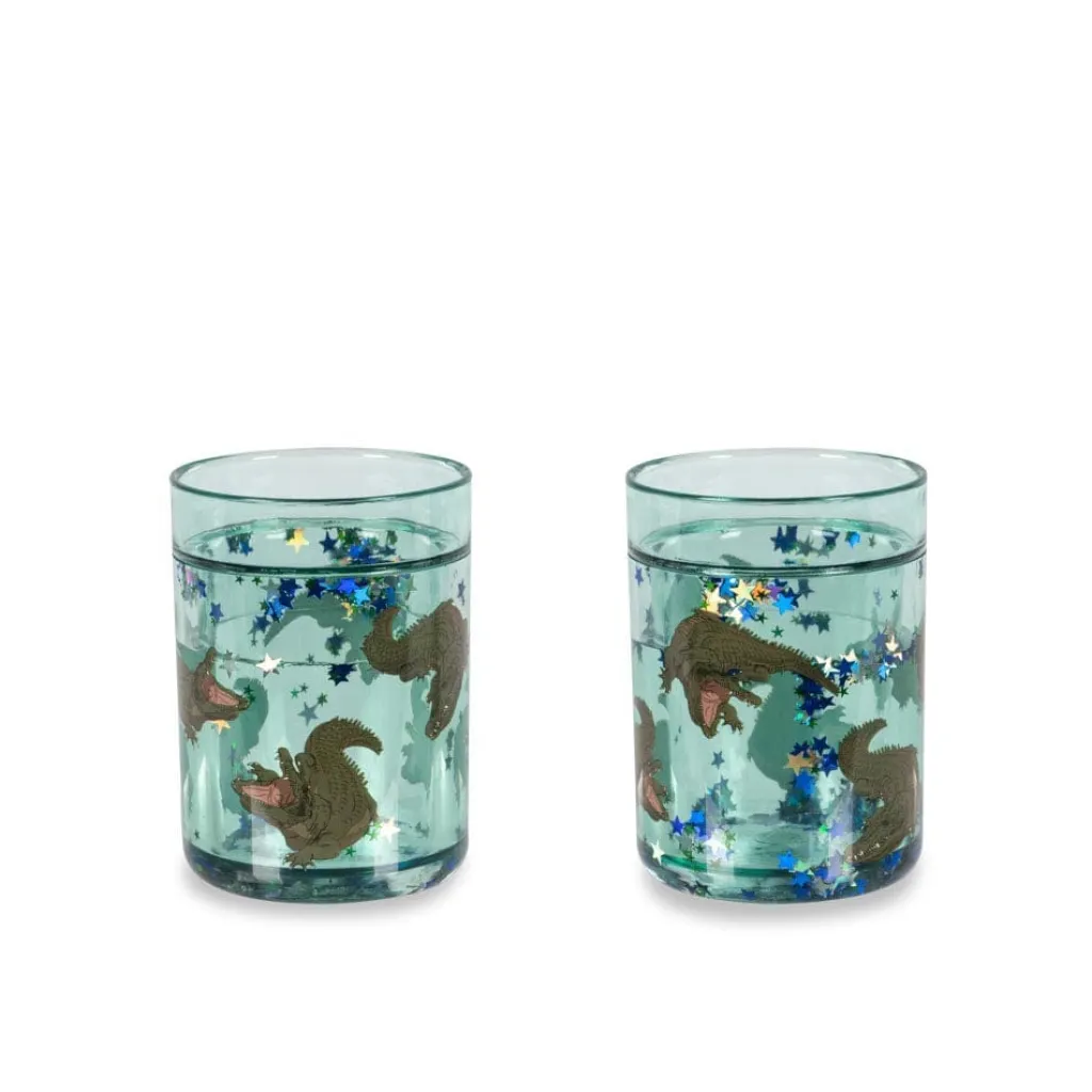 Konges Slojd Glitterbekers - Crocodile -