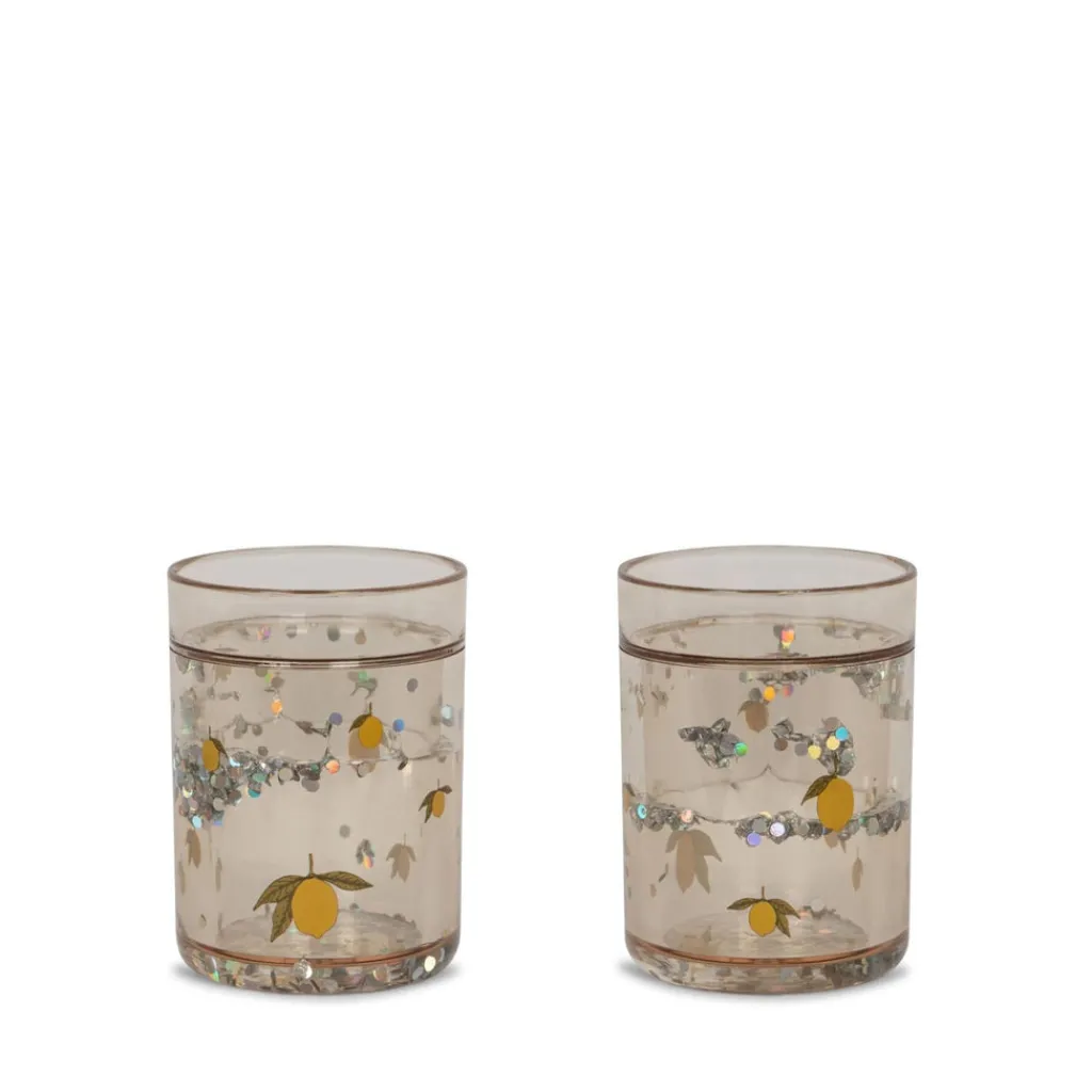 Konges Slojd Glitterbekers - Lemon - New