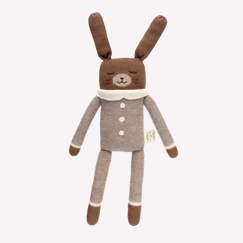 Main Sauvage Grote knuffel Bunny bodysuit - Oat jumpsuit -
