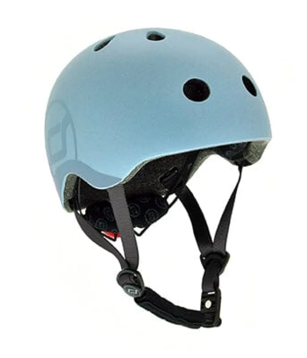 Scoot and Ride Helm S - Steel - Outlet