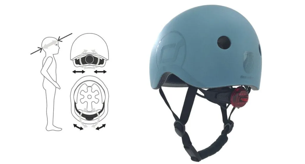 Scoot and Ride Helm XS - Steel - Clearance