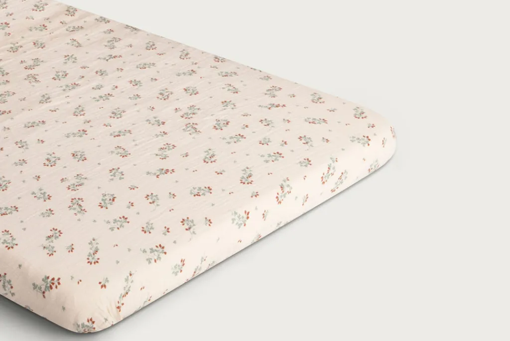 Garbo & Friends Hoeslaken 60x120cm - muslin fitted sheet Clover - Outlet