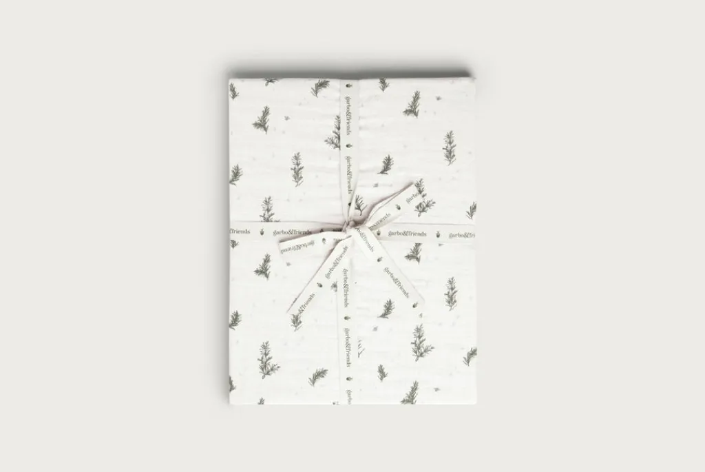 Garbo & Friends Hoeslaken 60x120cm - muslin fitted sheet Rosemary -