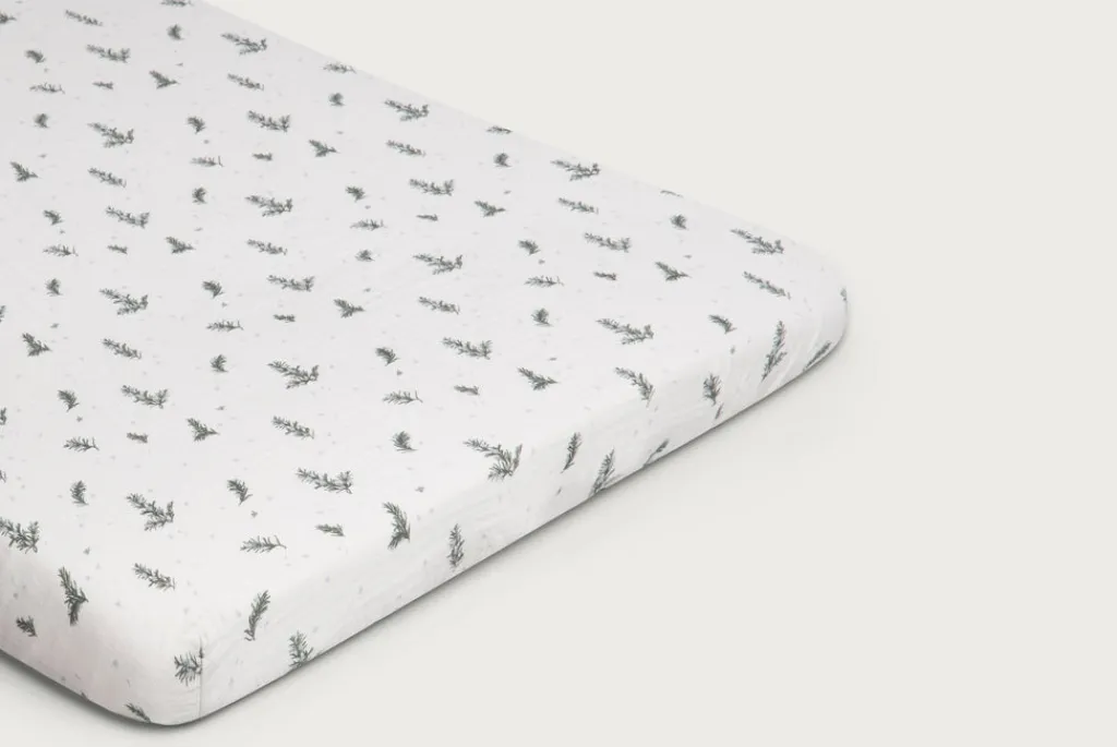 Garbo & Friends Hoeslaken 60x120cm - muslin fitted sheet Rosemary -