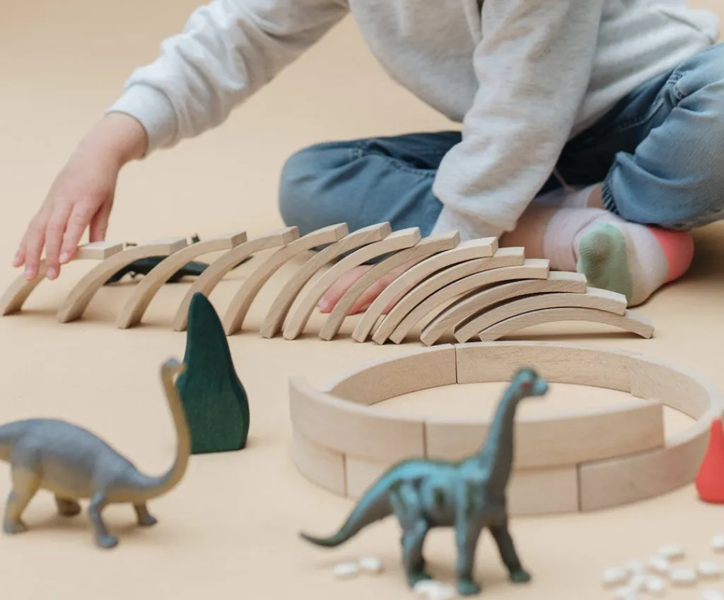 Abel Wooden Toys Houten blokken - Mini 36 - Abel blocks Clearance